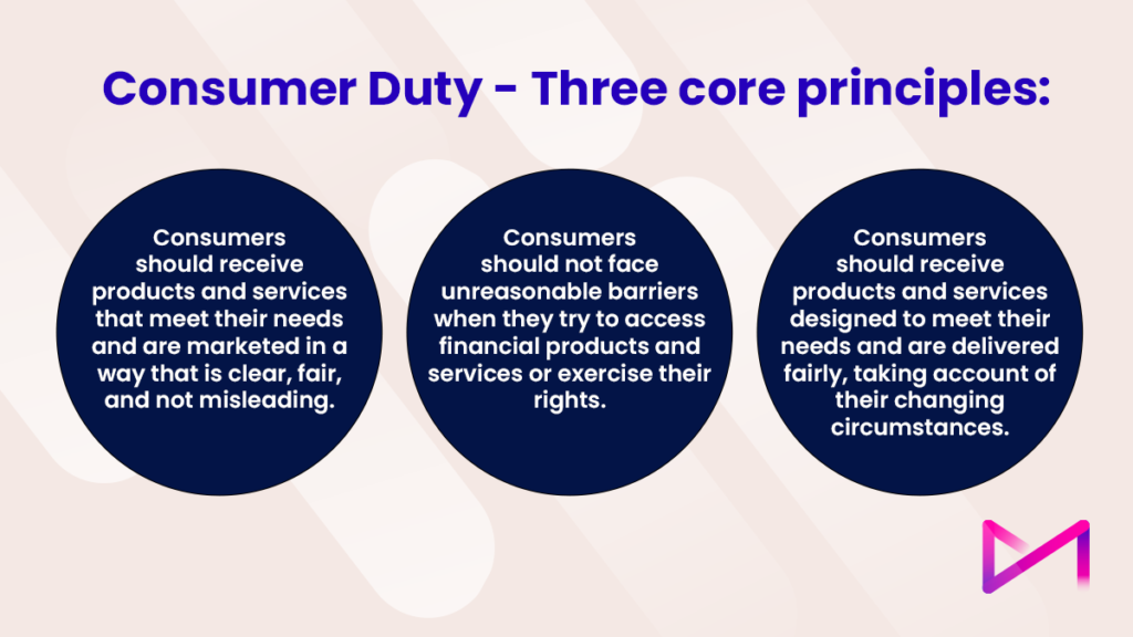 FCA Consumer Duty - Three Core Principles